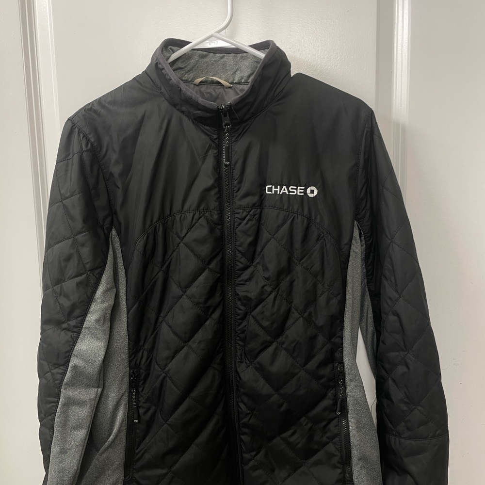 Chase Women's Black and Gray Puffer Jacket